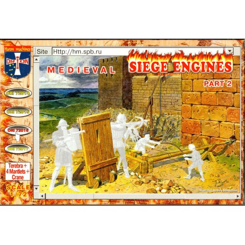 1/72  Orion Models MEDIEVAL SIEGE ENGINES SET 2 Figure Set 72016